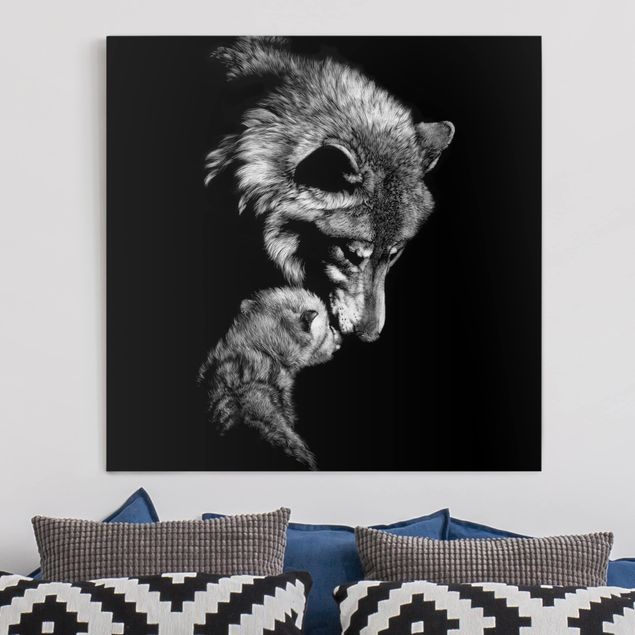 Kök dekoration Wolf In The Dark