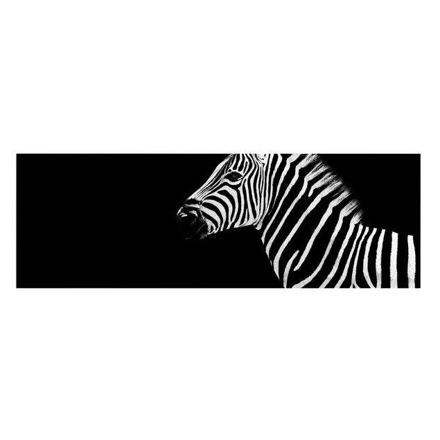 Canvastavlor djur Zebra Safari Art