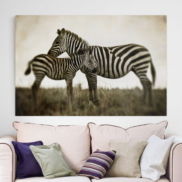 Kök dekoration Zebra Couple