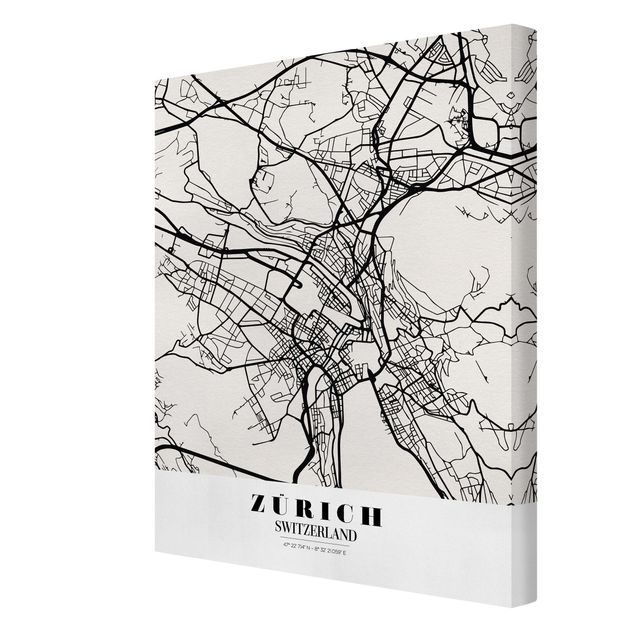 Tavlor Zurich City Map - Classic