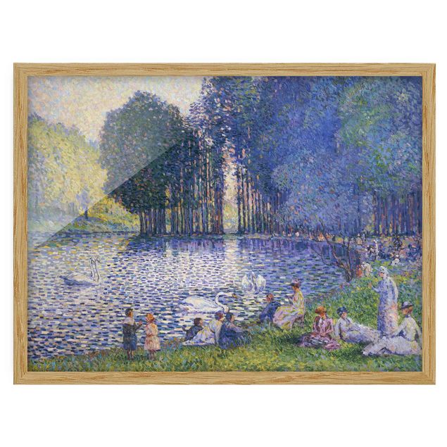 Konststilar Post Impressionism Henri Edmond Cross - The Lake In The Bois De Boulogne