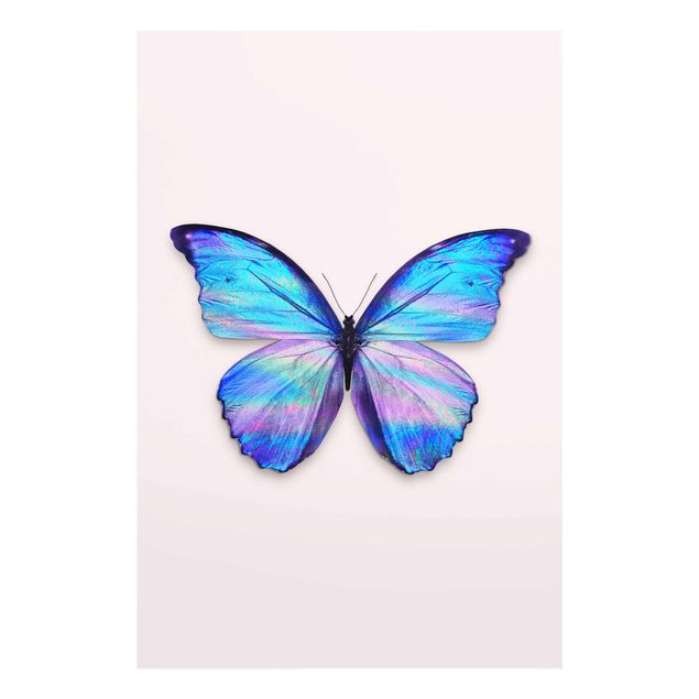 Glastavlor djur Holographic Butterfly