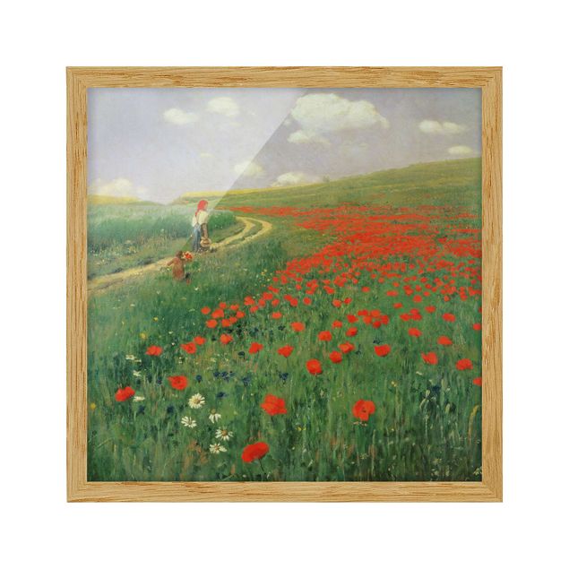 Konstutskrifter Pál Szinyei-Merse - Summer Landscape With A Blossoming Poppy