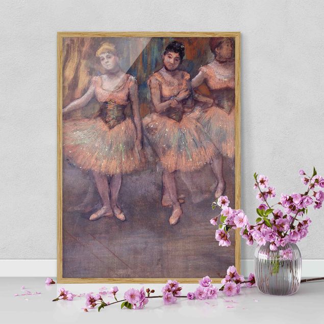 Tavlor ballerina Edgar Degas - Three Dancers before Exercise