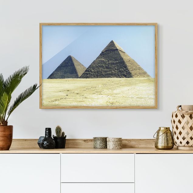 Tavlor landskap Pyramids Of Giza