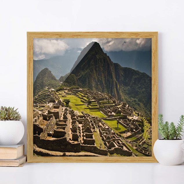 Tavlor bergen Machu Picchu