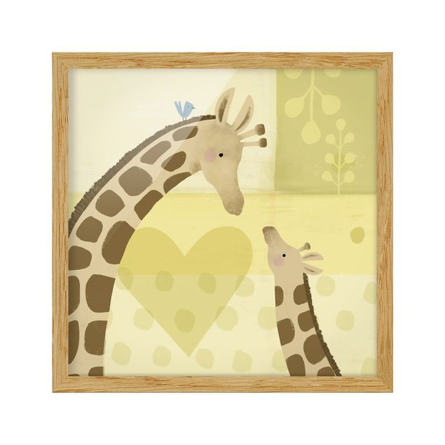 Tavlor kära Mum And I - Giraffes