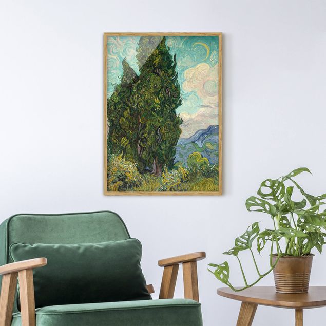 Konststilar Impressionism Vincent van Gogh - Cypresses