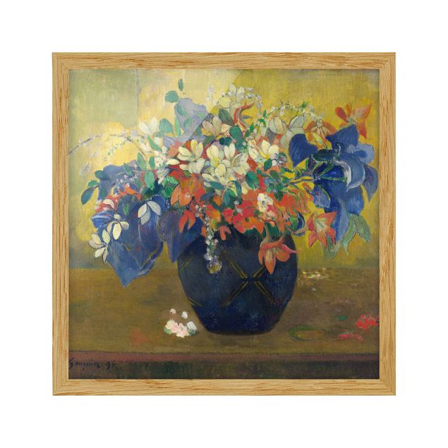 Konstutskrifter Paul Gauguin - Flowers in a Vase