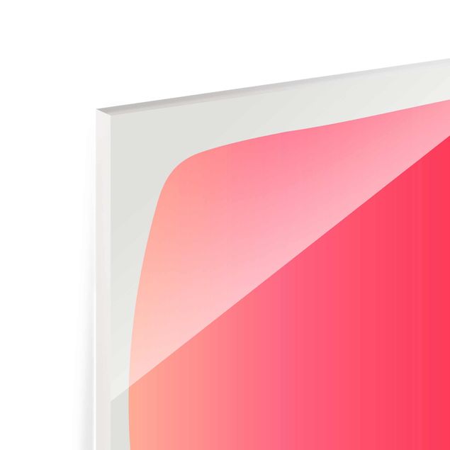 Tavlor Abstract Shapes - Melon And Pink