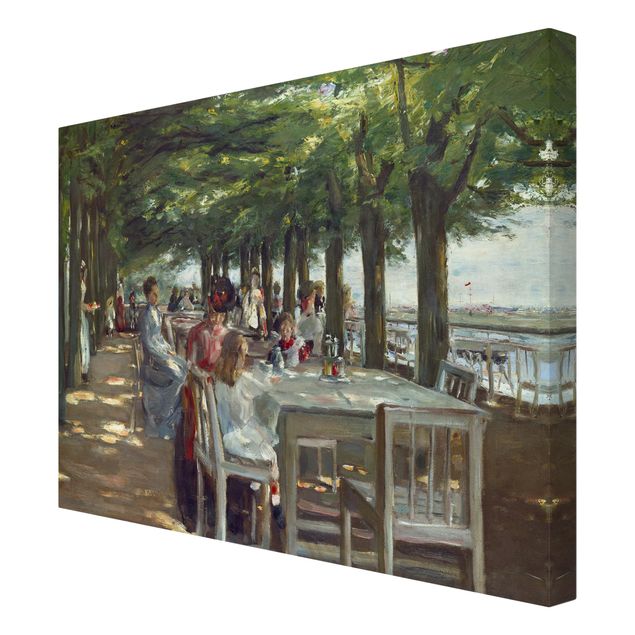 Tavlor landskap Max Liebermann - The Restaurant Terrace Jacob