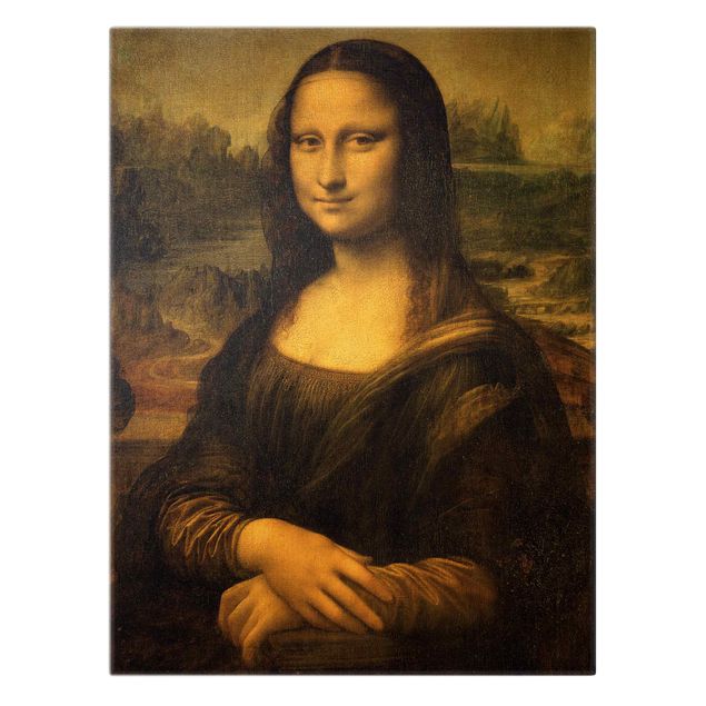 Canvastavlor konstutskrifter Leonardo da Vinci - Mona Lisa