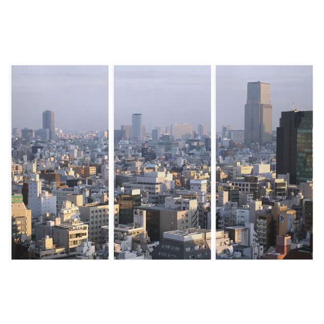 Tavlor arkitektur och skyline Tokyo City