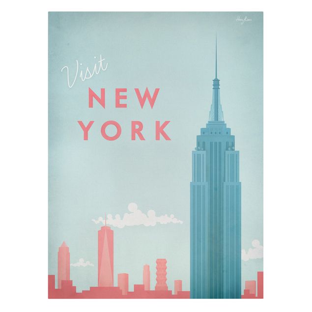 Tavlor arkitektur och skyline Travel Poster - New York