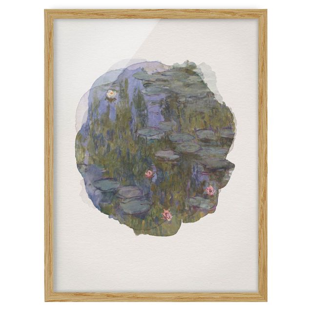Konstutskrifter WaterColours - Claude Monet - Water Lilies (Nympheas)