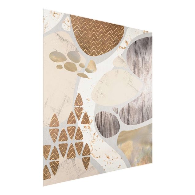 Tavlor abstrakt Abstract Quarry Pastel Pattern