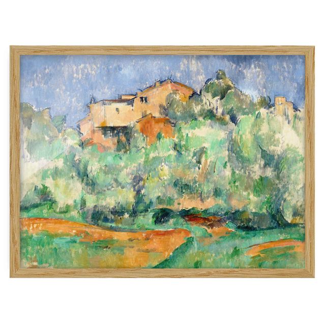 Konststilar Post Impressionism Paul Cézanne - House And Dovecote At Bellevue