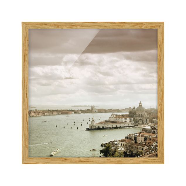 Tavlor med ram vintage Lagoon Of Venice