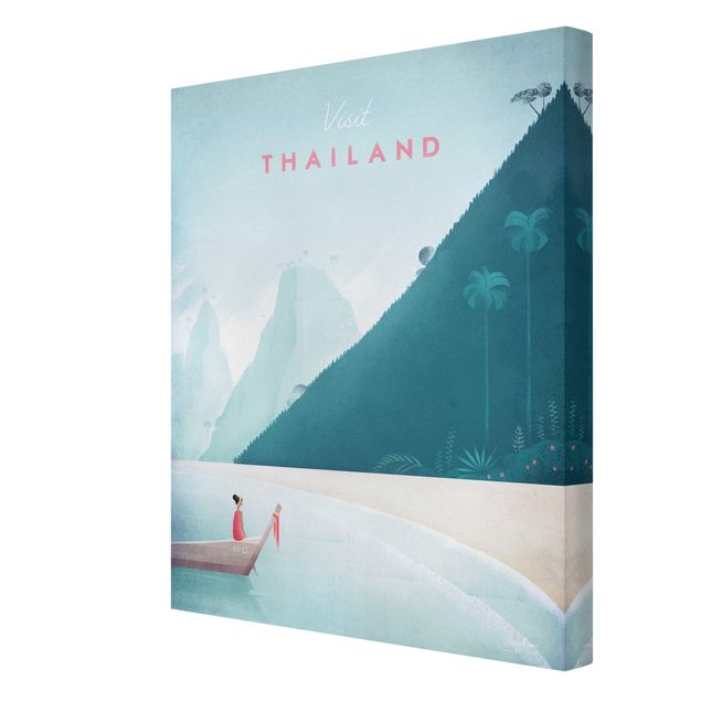 Tavlor hav Travel Poster - Thailand