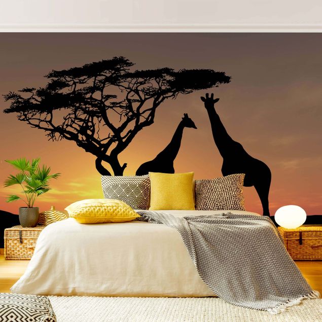 Fototapeter Afrika African Sunset