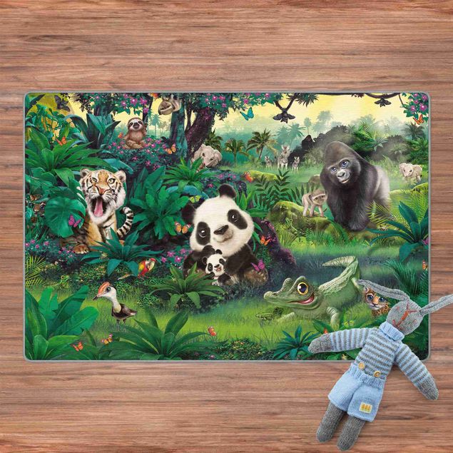 djungelmatta Animal Club International - Jungle With Animals