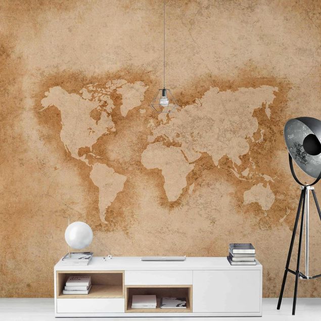 Fototapeter världskartor Antique World Map