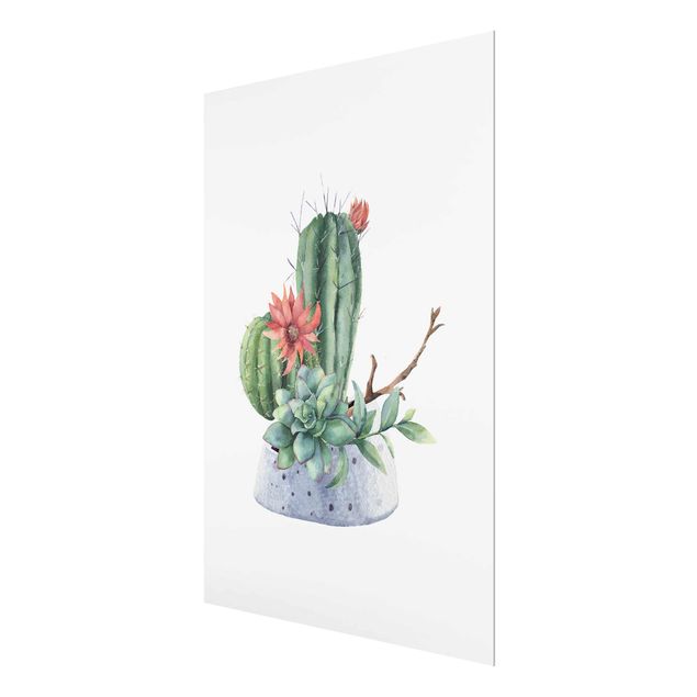 Tavlor Watercolour Cacti Illustration