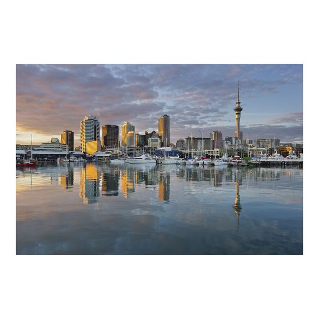 Tavlor Rainer Mirau Auckland Skyline Sunset