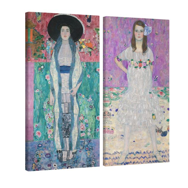 Konststilar Gustav Klimt - Adele Bloch-Bauer and Mada Primavesi