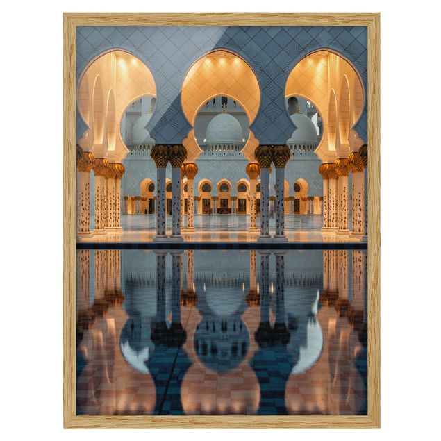Tavlor mönster Reflections In The Mosque