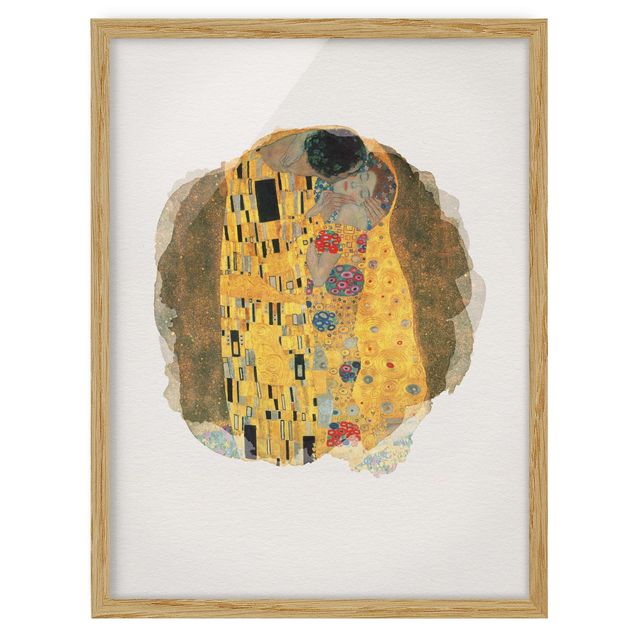 Konstutskrifter WaterColours - Gustav Klimt - The Kiss