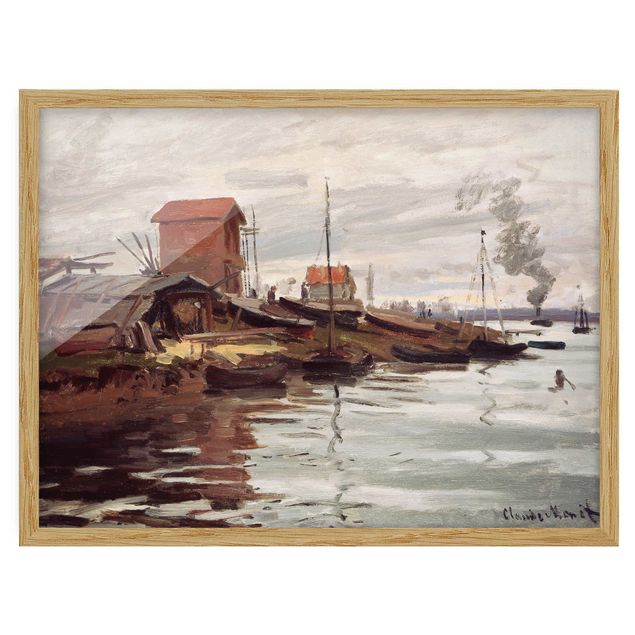 Konstutskrifter Claude Monet - The Seine At Petit-Gennevilliers