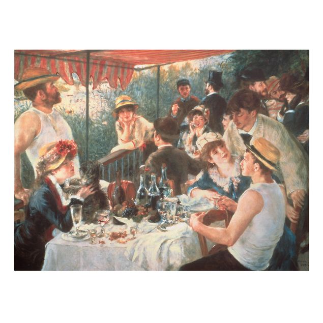 Canvastavlor konstutskrifter Auguste Renoir - Luncheon Of The Boating Party