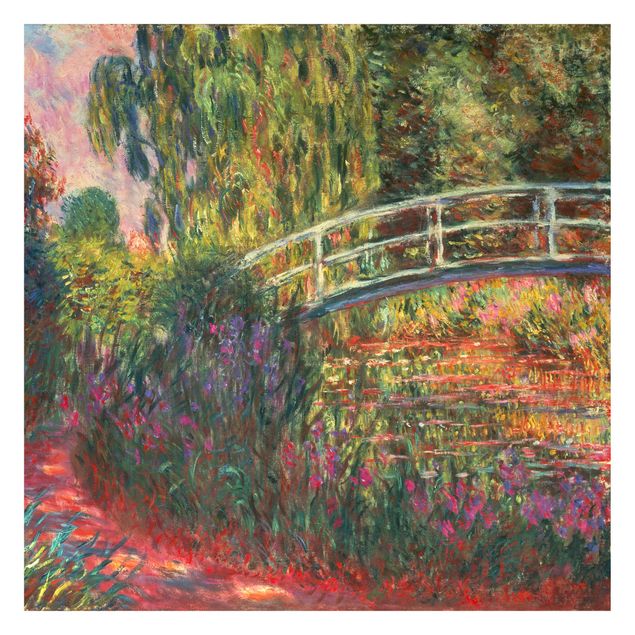 Tapeter modernt Claude Monet - Japanese Bridge In The Garden Of Giverny