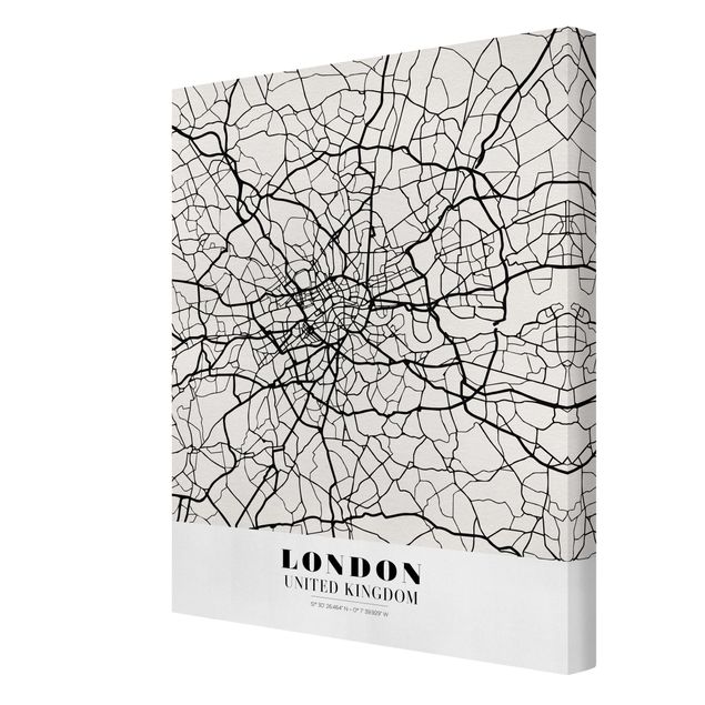 Tavlor världskartor London City Map - Classic