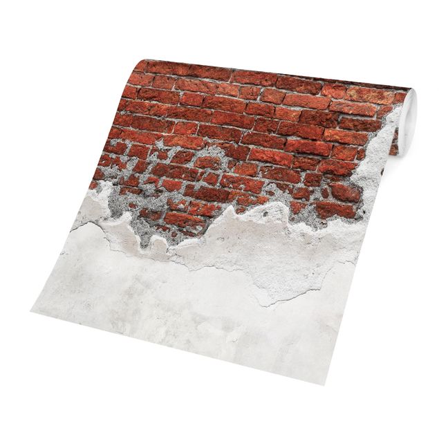 Tapeter modernt Brick Wall Shabby Plaster