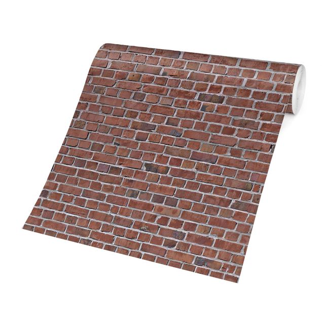 Tapeter industriell Brick Tile Wallpaper Red