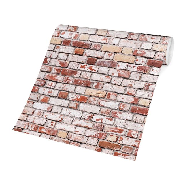 Tapeter industriell Brick Wall Shabby Rustic