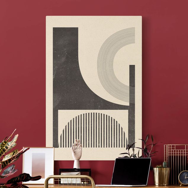 Canvastavlor mönster Bauhaus Veiled Galaxy