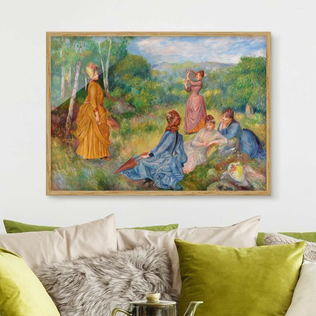 Kök dekoration Auguste Renoir - Young Ladies Playing Badminton