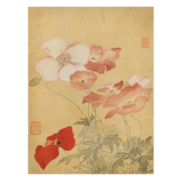 Konststilar Yun Shouping - Poppy Flower