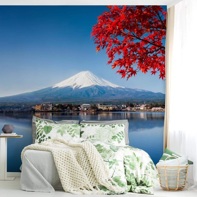 Tapeter modernt Mt. Fuji In The Fall