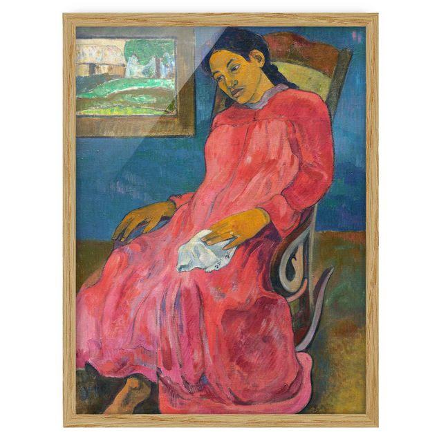 Konstutskrifter Paul Gauguin - Faaturuma (Melancholic)