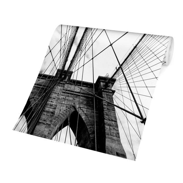 Tapeter modernt Brooklyn Bridge In Perspective