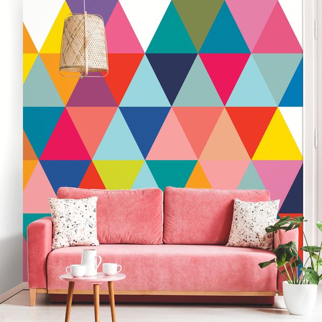 Kök dekoration Colourful Triangle Pattern