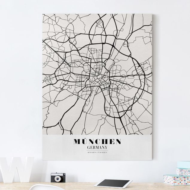 Kök dekoration Munich City Map - Classic