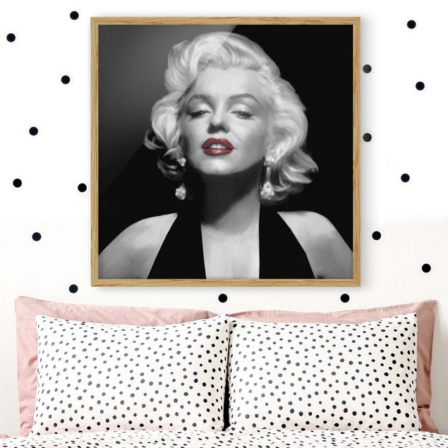 Kök dekoration Marilyn With Red Lips