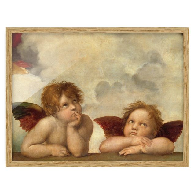 Konstutskrifter Raffael - Two Angels. Detail from The Sistine Madonna