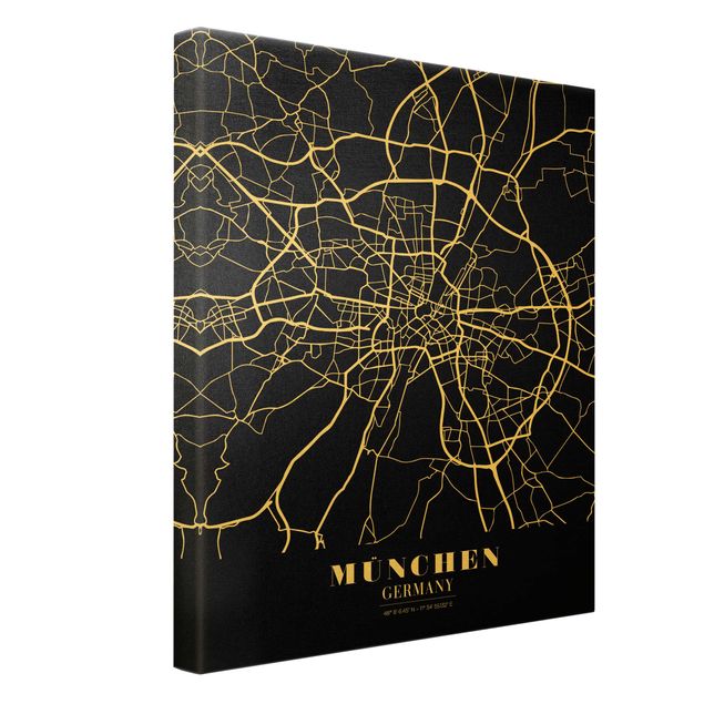 Tavlor Munich City Map - Classic Black