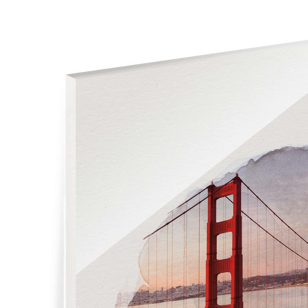 Tavlor WaterColours - Golden Gate Bridge In San Francisco